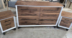 60″ Walnut Eight-Drawer Dresser – White — product photo 3