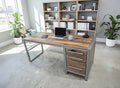 72″ Walnut Executive Desk — product photo 1