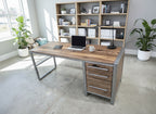 72″ Walnut Executive Desk — product photo 1