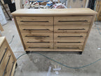 60″ White Oak Ten-Drawer Dresser – 18″ Deep — product photo 4
