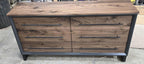 60″ Walnut Six-Drawer Dresser — product photo 5