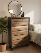 30″ Walnut Six-Drawer Chest – 18″ Deep — product photo 10