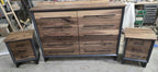 Walnut Dresser & Two Nightstands Set — product photo 6