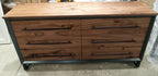 60″ Walnut Six-Drawer Dresser — product photo 8